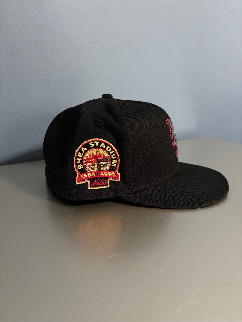 New York Mets New Era 59FIFTY Fitted Hat 7 1/2 - Picture 2 of 4